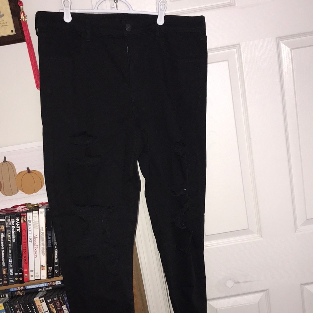 American Eagle high rise jegging crop size 18 Long